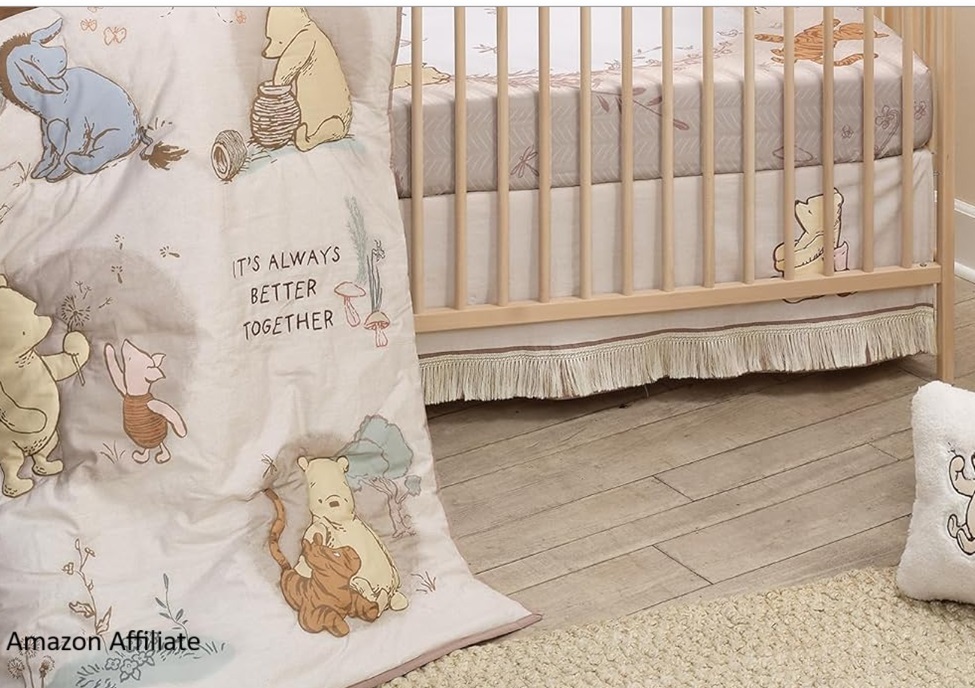 pooh bear bedding, nursery bedding, disney pooh bedding, product baby